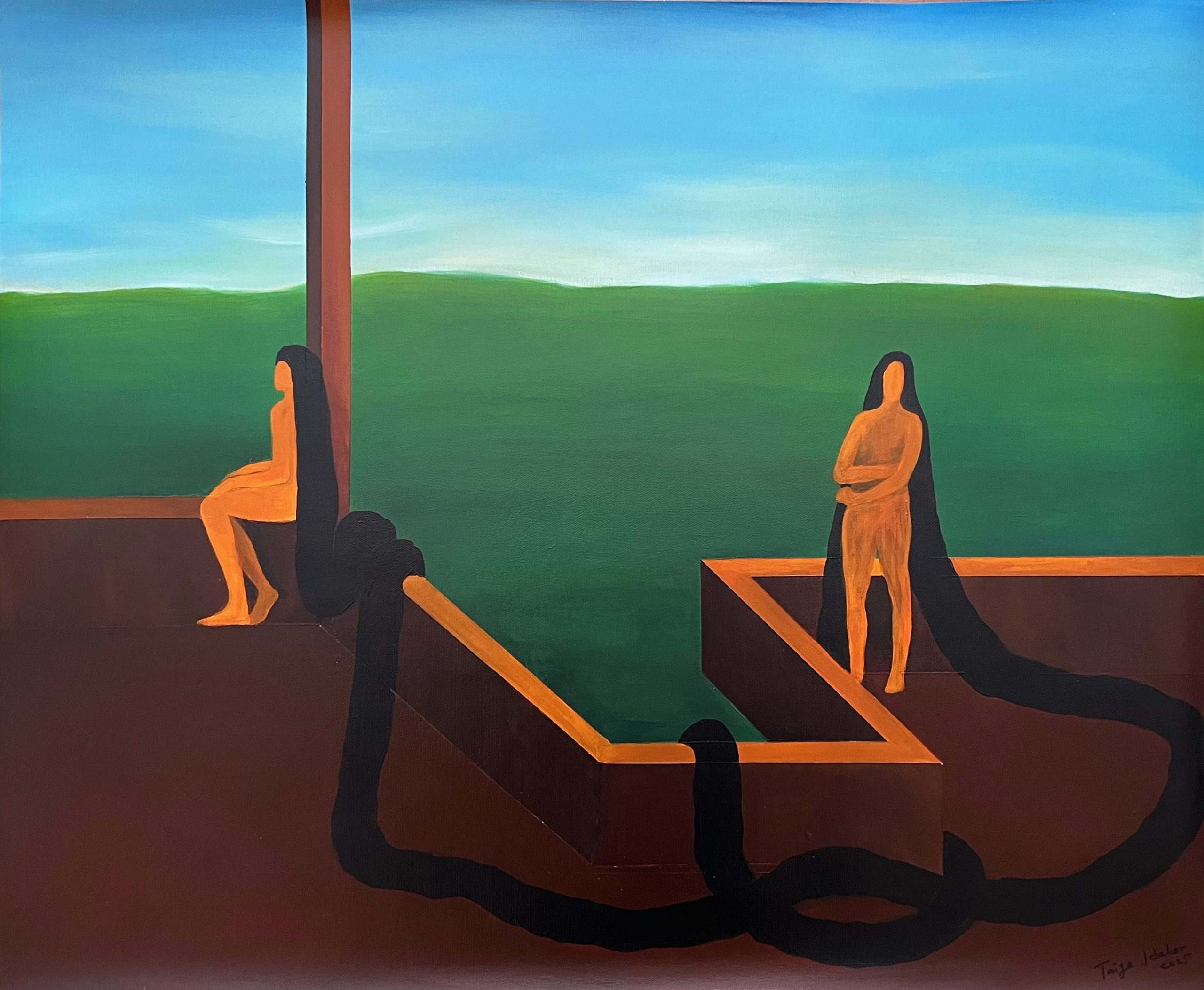 Taiye_Idahor_Shadow of the morning_2025_Acrylic on canvas_GalleryBrulhart